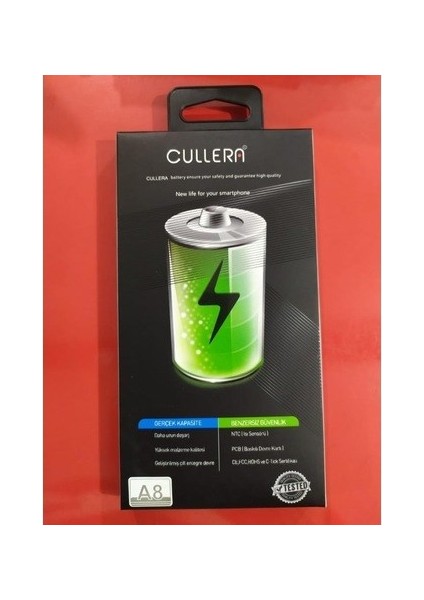 Cullera Samsung A800 A8 2015 Uyumlu Batarya Pil A++Süper Kalite