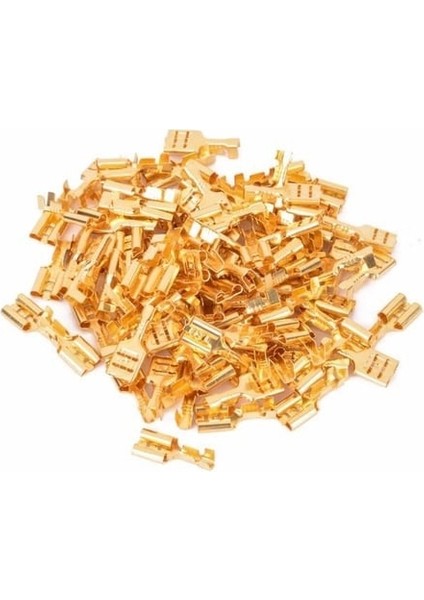 Terminal Soket Dişi 6,3 mm Sarı (500 Lü) fiyatları
