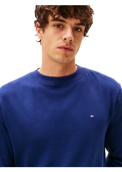 Erkek Mavi Waffle Sweatshirt UM0UM03620 fiyatları