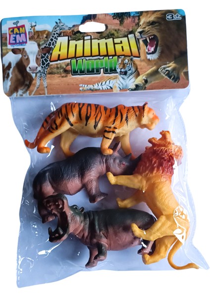 Pvc Vahşi Hayvanlar Seti