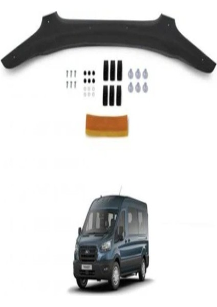 Roal Tunıng Ford Transit Kaput Rüzgarlığı Koruma 2020+ 4mm Uyumlu