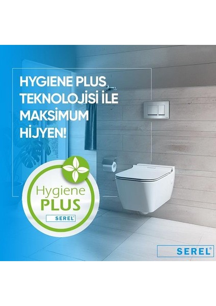 Rita Kanalsız Asma Klozet (RT26) + Zenith Slim Yavaş Kapanan Kapak 2'li Set fırsatları