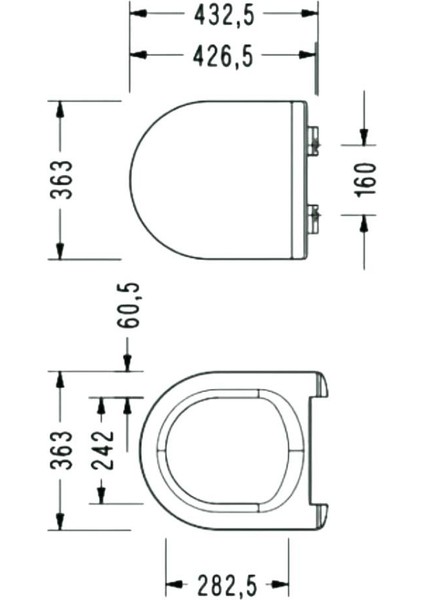 Sapphire Kanalsız Asma Klozet (SP26) + Blaze Slim Yavaş Kapanan Kapak 2'li Set indirimleri
