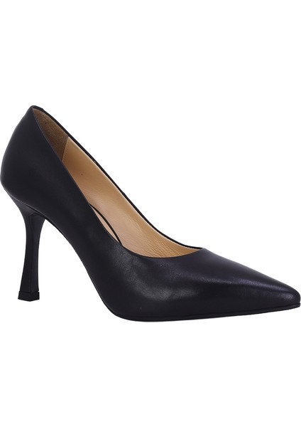 Hakiki Deri Stiletto Disparita 26301 Ince Topuk Kadın Ayakkabı fiyatları