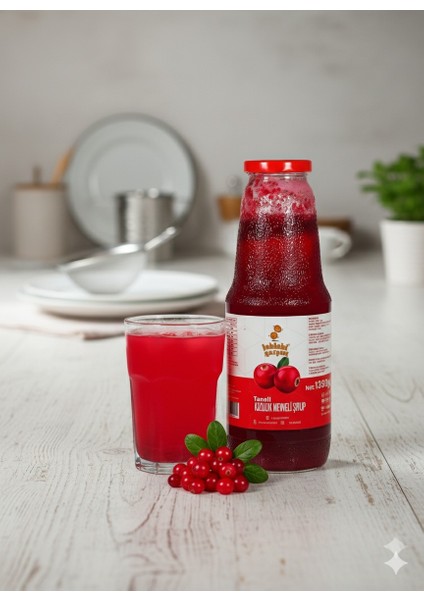 Taneli Kızılcık Şurubu - 1350 gr