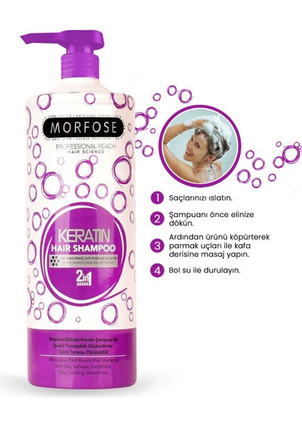 Şampuan 1000ML Mor Seri Keratin fiyatları
