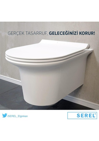 Purity Asma Klozet (PR10) + Blaze Slim Yavaş Kapanan Kapak 2'li Set modelleri