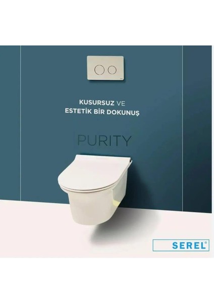 Purity Asma Klozet (PR10) + Blaze Slim Yavaş Kapanan Kapak 2'li Set indirimleri