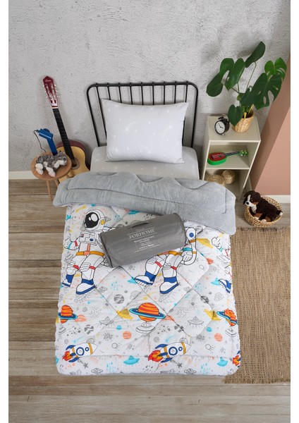 Tek Kişilik Wellsoft Çift Taraflı Yorgan ve Yastık Kılıfı Seti