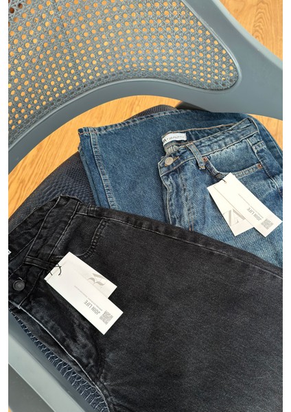 Ekstra Geniş Paça Jean- Siyah fırsatları