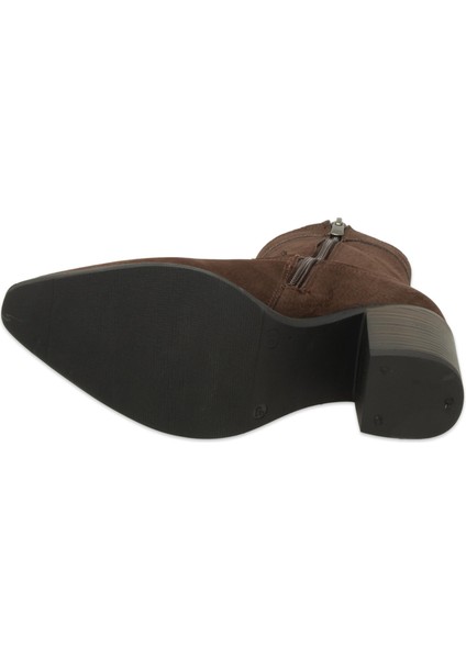D25KB-4330 Günlük Topuklu Vizon Kadın Bot indirimleri