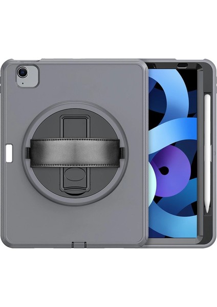 Ipad 2022 10.9 (10.nesil) Kılıf Hand Strap Tablet Kılıfı - Gri fiyatları