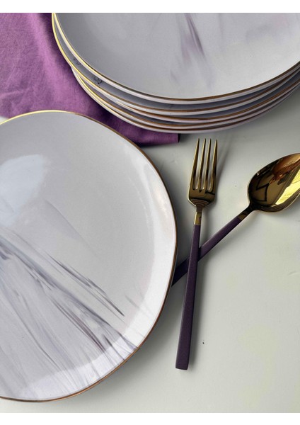 Purple Pasta Servis Tabak 6'lı