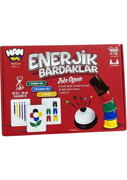 Enerjik Bardaklar Eğitici Zeka Oyunu 2004