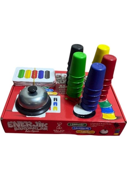 Enerjik Bardaklar Eğitici Zeka Oyunu 2004 fiyatları