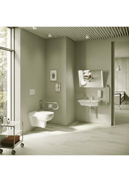 Bedensel Engelli Asma Klozet (3045) + Beta Yavaş Kapanan Kapak 2'li Set modelleri