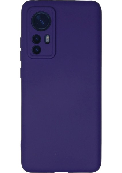 Ieg Xiaomi Mi 12 Kılıf Nano Içi Kadife Silikon - Mor