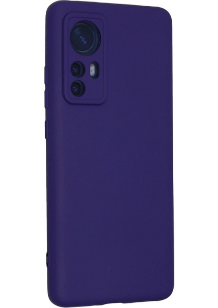 Ieg Xiaomi Mi 12 Kılıf Nano Içi Kadife Silikon - Mor modelleri
