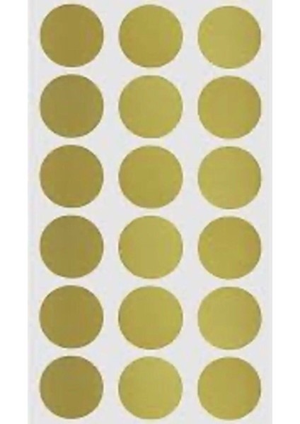 Boş Yapışkanlı Kuşe Gold Renk Etiket 50MM Çap fiyatları