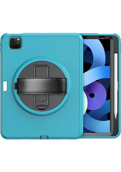 Ipad Pro 11 (2018) Kılıf Hand Strap Tablet Kılıfı - Turkuaz modelleri