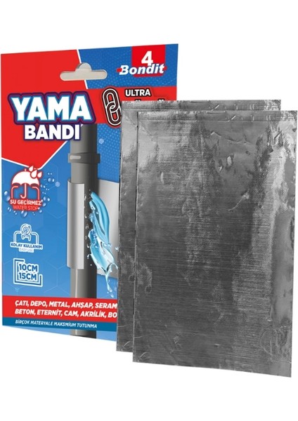 Suya Dayanıklı Yama Bandı 4’lü Paket