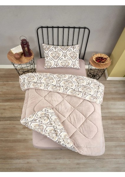 Tek Kişilik Wellsoft Çift Taraflı Yorgan ve Yastık Kılıfı Seti