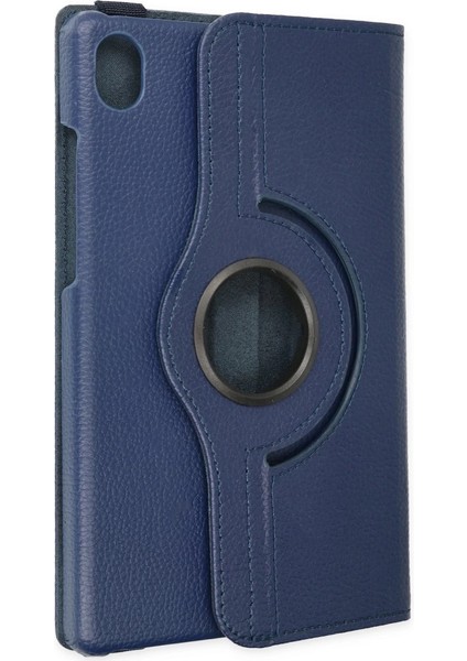 Samsung Galaxy X510 Tab S9 Fe 11 Kılıf 360 Tablet Deri Kılıf - Lacivert