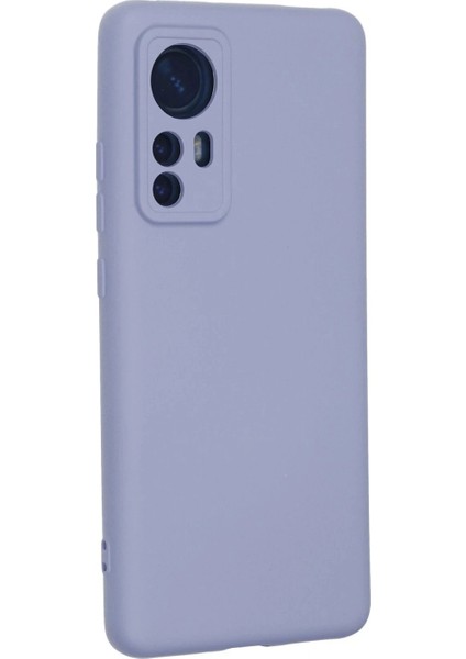 Ieg Xiaomi Mi 12 Kılıf Nano Içi Kadife Silikon - Lila modelleri