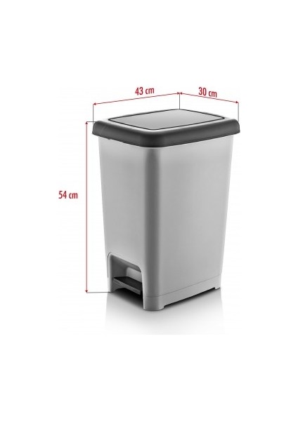 40 Litre Basmalı Çöp Kovası fiyatları