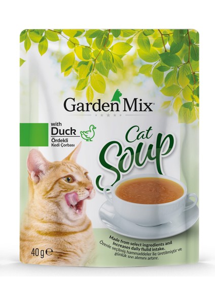 Drnds Gardenmix Ördekli Kedi Çorbasi 40gr X 6 Adet fiyatları
