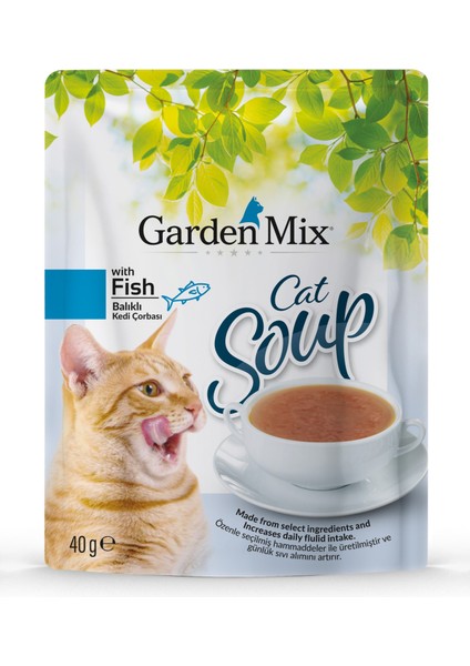 Mtxdpn Gardenmix Ton Balikli Kedi Çorbasi 40 Gr X 6 Adet fiyatları