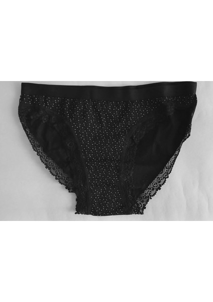 Kadın Siyah Renk Tutku Işıl Serisi Külot