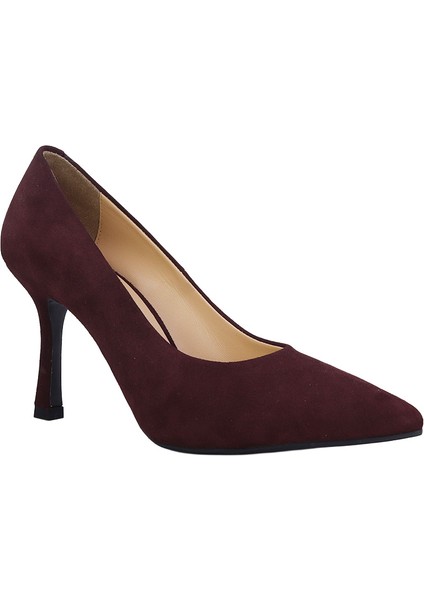 Hakiki Deri Stiletto Disparita 26301 Ince Topuk Kadın Ayakkabı fiyatları