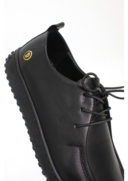 Kadın Hakiki Deri Ortopedik Lastik Bağcıklı Yumuşak Mevsinlik Günlük Ayakkabı BD25/MA2610