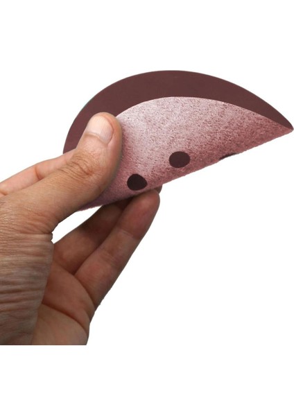 Zenflex 5 Adet 150 Kum 8 Delikli 125 mm Cırt Zımpara Kağıdı El Zımparaları Avuç Içi Spiral Taşlama modelleri