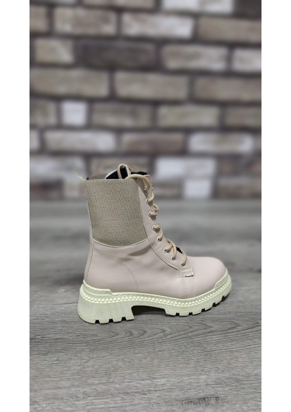 Bağcıklı Lastikli Kaymaz Kauçuk Kalın Taban Kadın Günlük Bot modelleri