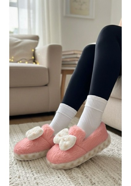 Şirin Kadın Peluş Ev Pandufu Kaymaz Taban Konforlu ve Sevimli tasarım fiyatları