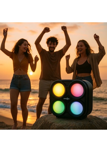 Rgb Işıklı Bluetooth Hoparlör