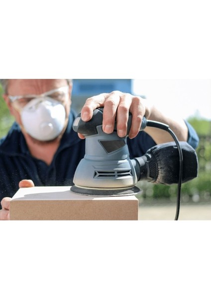 Sia 50 Adet 60 Kum 8 Delikli 125 mm Cırt Zımpara Kağıdı El Zımparaları Avuç Içi Spiral Taşlamalı