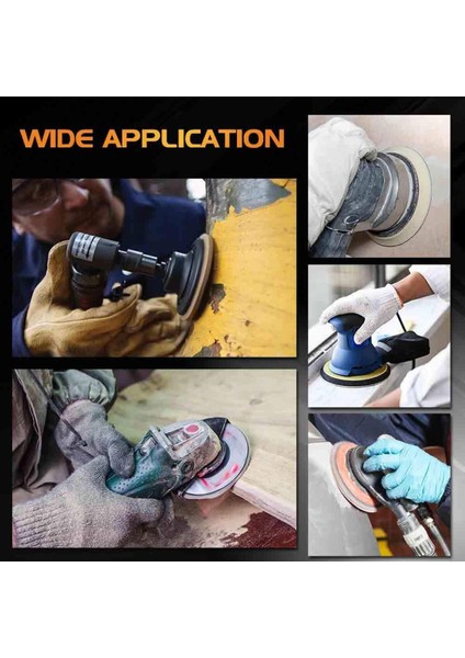 Ugr 50 Adet 60 Kum 8 Delikli 125 mm Cırt Zımpara Kağıdı El Zımparaları Avuç Içi Spiral Taşlamalı fırsatları