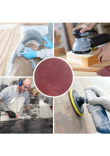 Sia 10 Adet 150 Kum Deliksiz 115 mm Cırt Zımpara Kağıdı El Zımparaları Avuç Içi Spiral Taşlamalı fiyatları