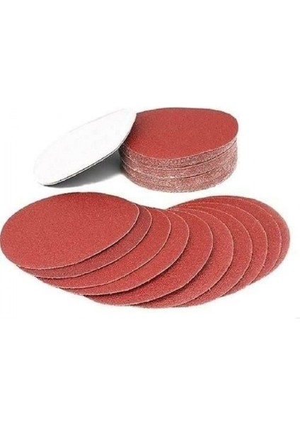 20 Adet Cırt Zımpara Kağıdı El Zımparaları Seti 115 mm Avuç Içi Spiral Taşlama Karma Paket