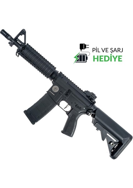 Grand Power AR15 Rıs Charlie Cqb-R Pıl Sarj Set Airsoft Tüfek / Siyah DA-GP-C02