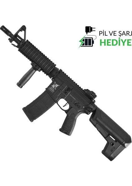AR15 Rıs Bravo Cqb-R Siyah Aeg Airsoft Tüfek / Pil Şarj Setli DA-B01