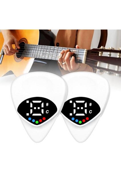 2'si 1 Arada Gitar Plektreni & Akort Cihazı Taşınabilir modelleri