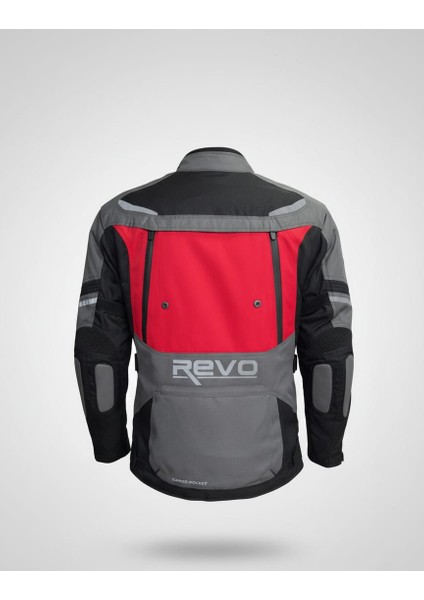 Stork Kırmızı 4 Mevsim Unisex Motosiklet Montu + ELDİVEN VE BUFF HEDİYELİ modelleri