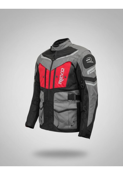 Stork Kırmızı 4 Mevsim Unisex Motosiklet Montu + ELDİVEN VE BUFF HEDİYELİ fırsatları