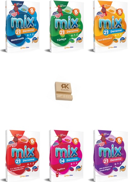 Hiper Lgs 8. Sınıf Mix Tüm Dersler Branş Denemeleri 6lı Set ve Telefon Standı