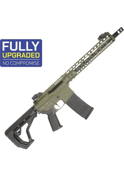 Freya R15 Skeleton 10" Full Metal Olıve Aeg Airsoft Tüfek