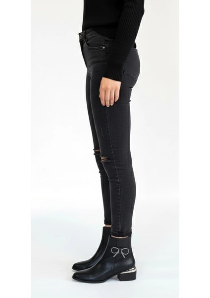 Harly Siyah Cilt Topuklu Bot fiyatları